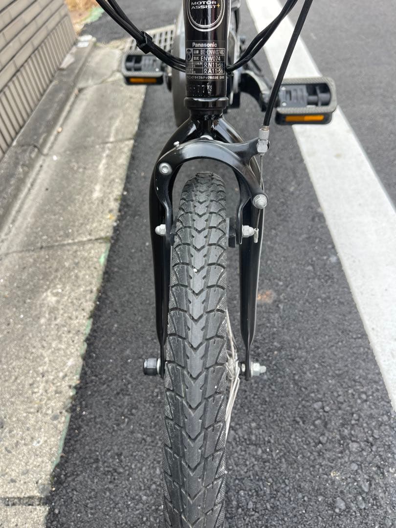 Panasonic off time折りたたみ自転車8.9ah