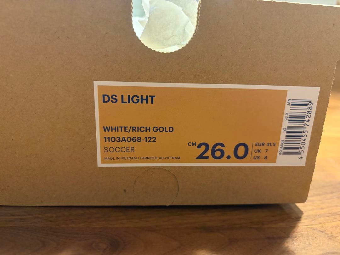★ASICS★DS LIGHT★ゴールド★26.0★