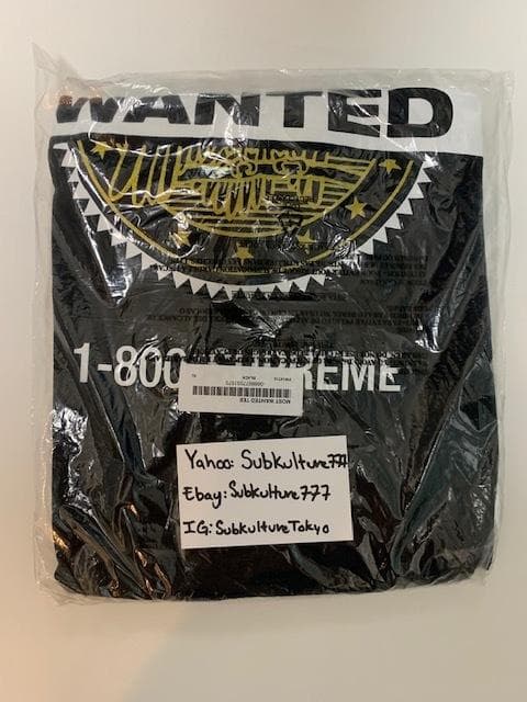 Supreme シュプリーム AMERICA'S MOST WANTED XL