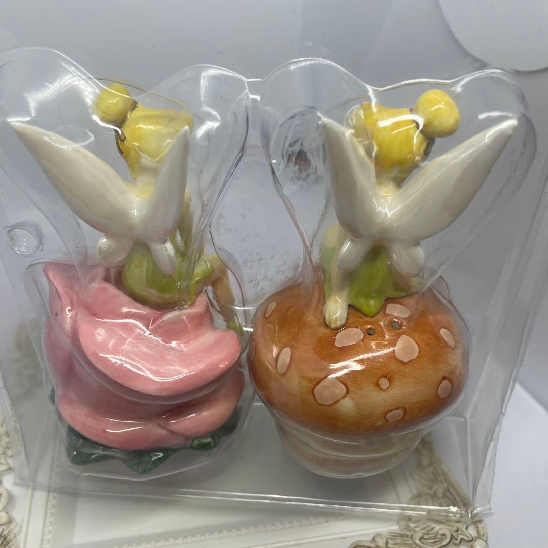希少　ディズニーワールド　ティンカーベル　ソルト　ペッパー入　陶器