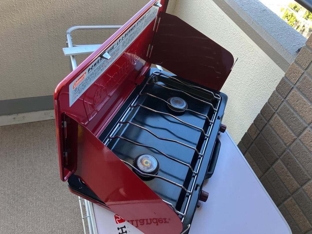 Coleman ツインバーナー、ハイランダー　キッチンテーブルセット