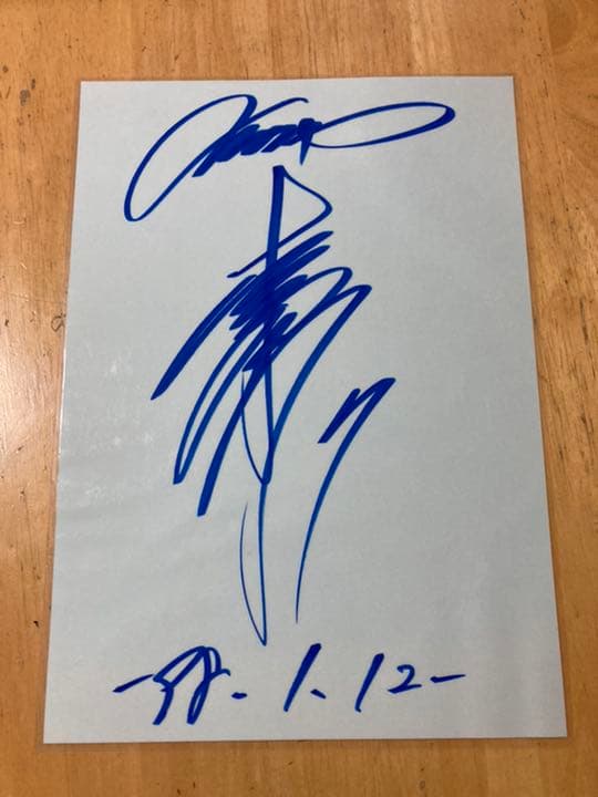 直筆サイン色紙　西武ライオンズ時代　松坂大輔選手　松井稼頭央選手