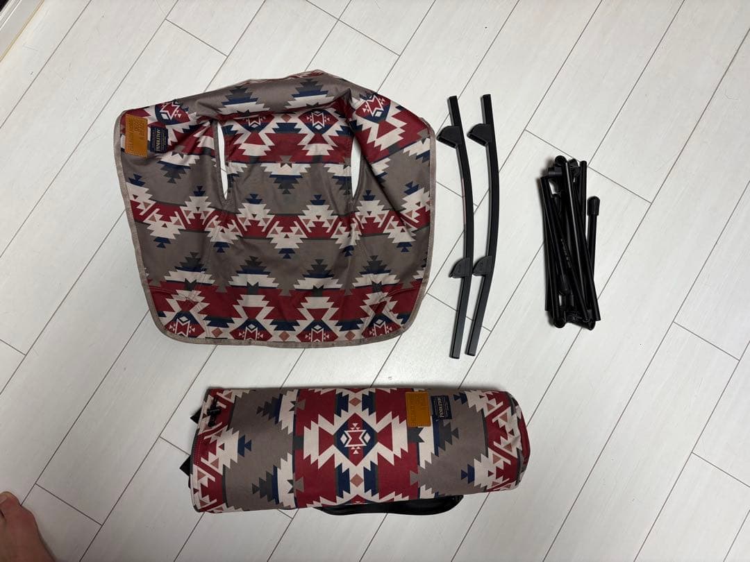 ヘリノックス×ペンドルトン限定コラボチェア　ロッキングフット付