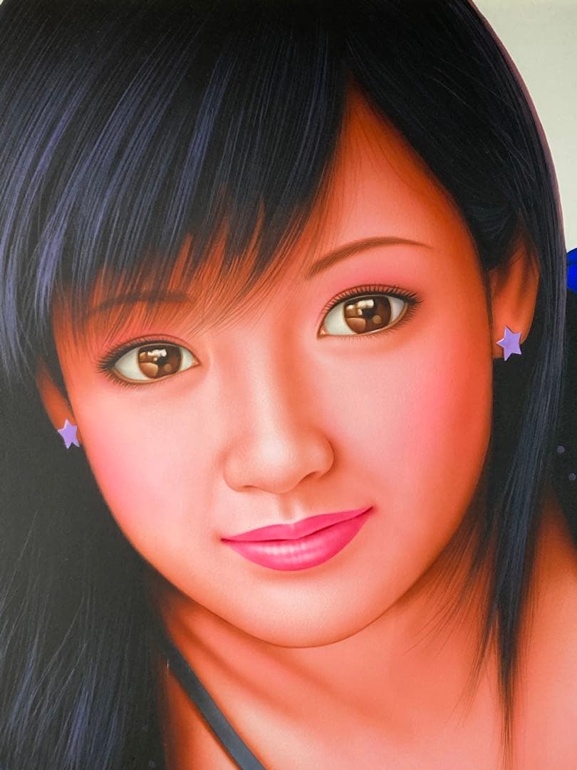 【真作保証】塚本馨三 肉筆原画 下書き付き 直筆サイン 保証書有り 絵画 美人画