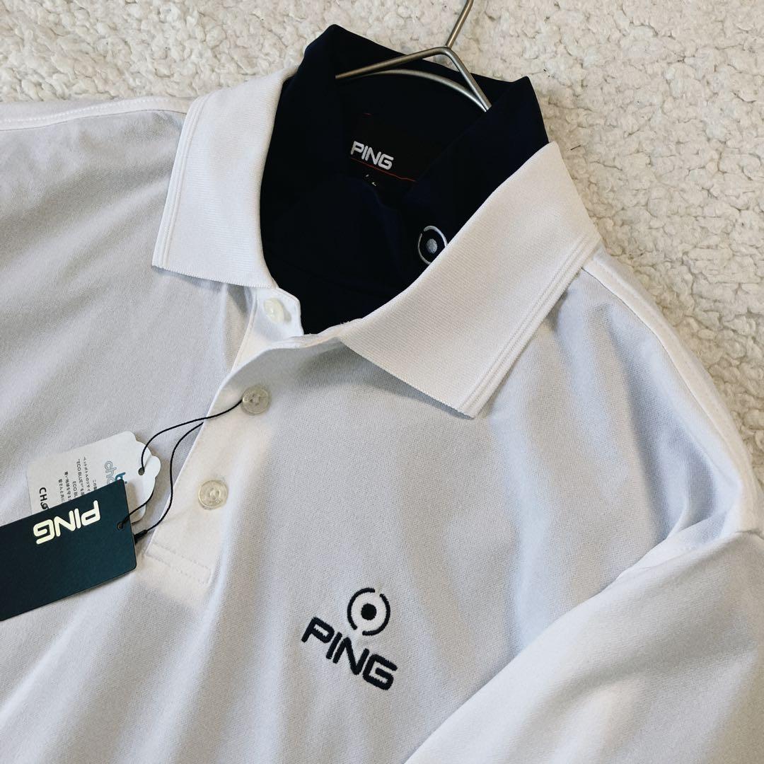 【新品L】PING レイヤード ポロシャツ & インナー　セット　メンズ
