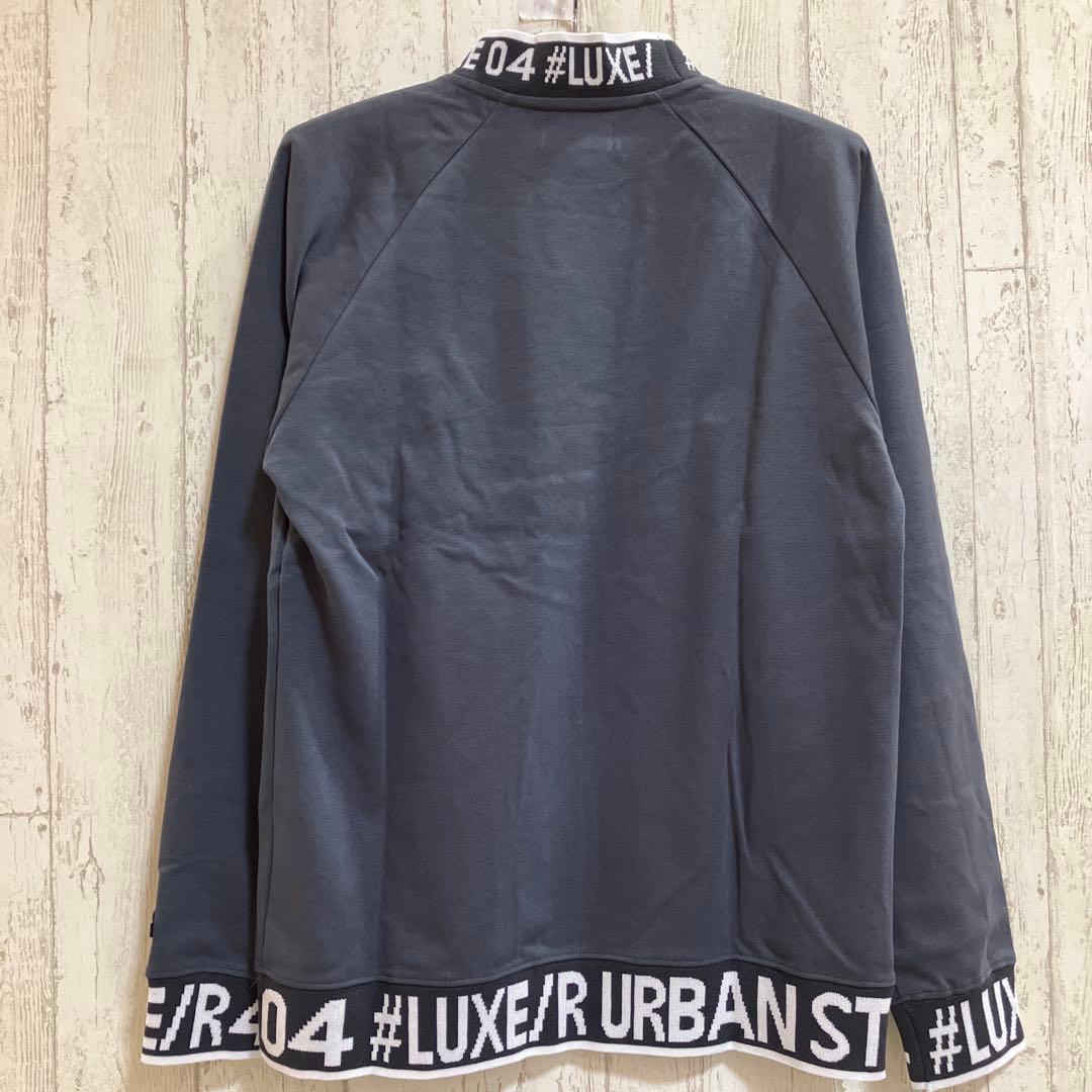 LUXE/R GOLF ジャガードリブ長袖トレーナー