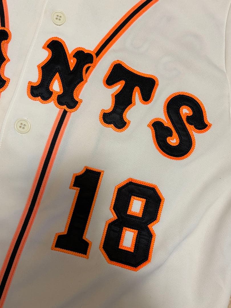 巨人 ジャイアンツ ユニフォーム レプリカ白　Sサイズ　杉内　18 adidas