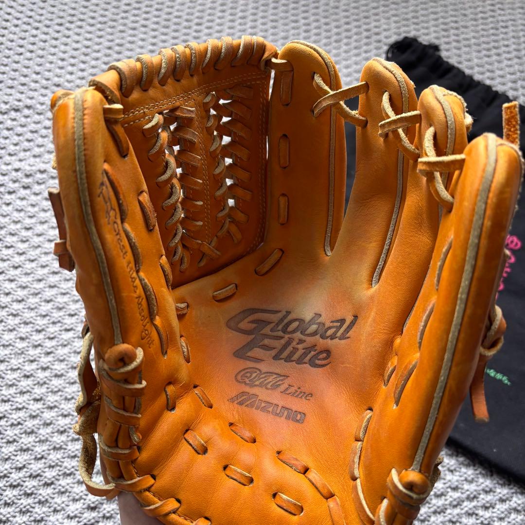 Mizuno Global Elite 野球グローブ オイル ブラシ　袋