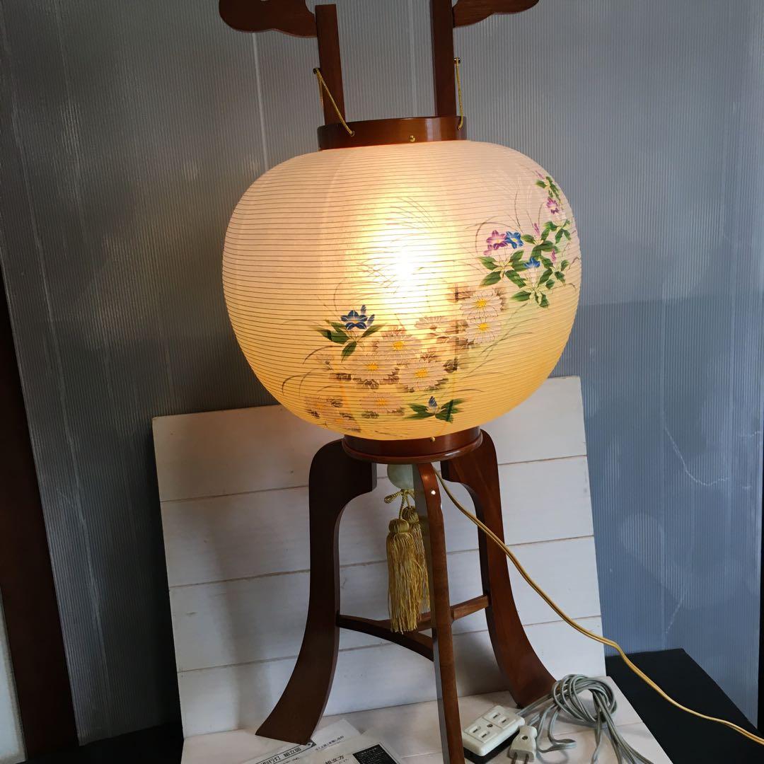 A2590 行灯　松琳11号　盆提灯　姫行燈