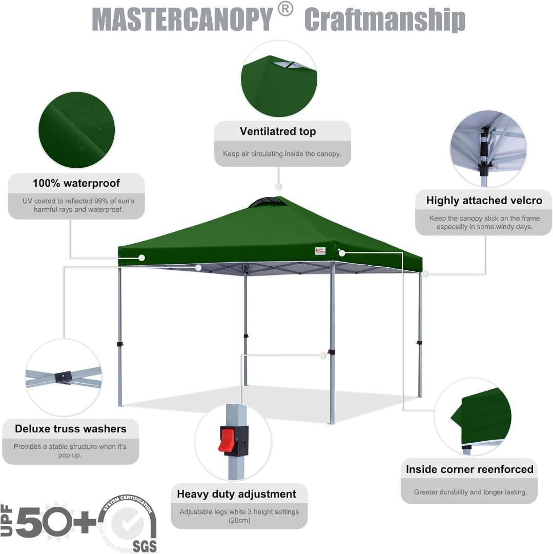 マスターキャノピー（MASTERCANOPY）ワンタッチタープテント