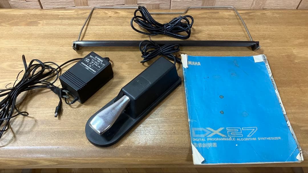 Yamaha DX27 FM音源キーボード ヤマハシンセサイザー　付属品多数
