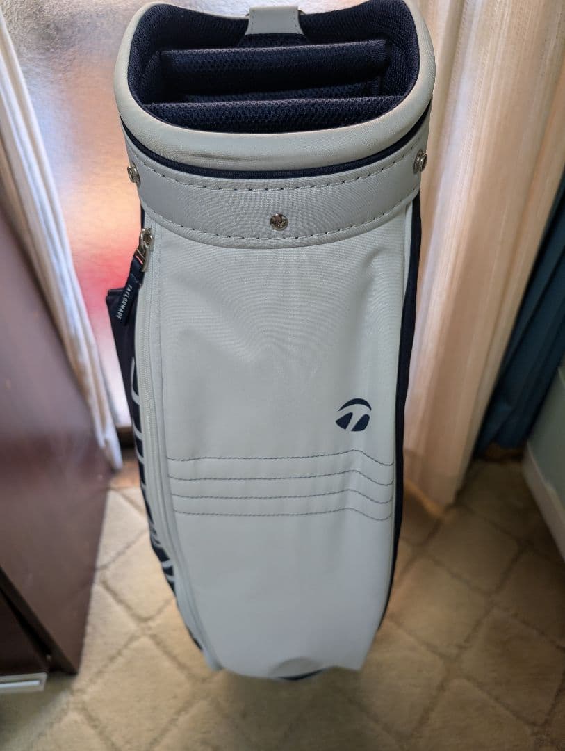 【美品】TAYLORMADE キャディバッグ ネイビー/ホワイト