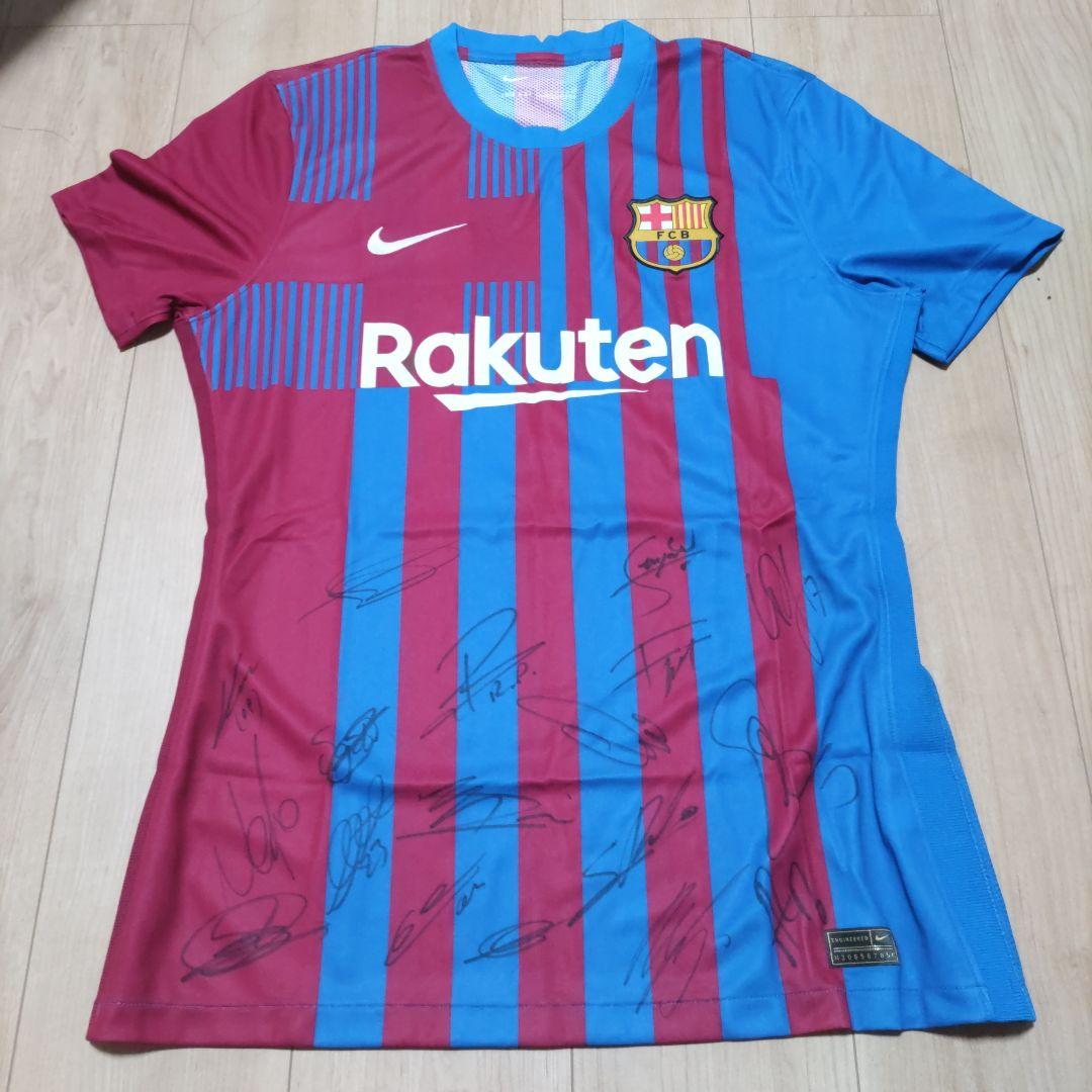 FCバルセロナ 1st team全選手サイン入りユニフォーム　楽天　抽選プレ