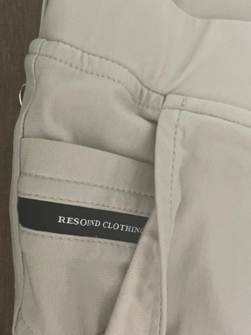 RESOUND CLOTHING ゴルフパンツ ホワイト