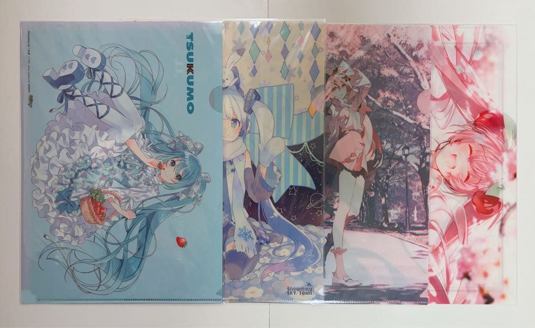 初音ミク クリアファイル セット まとめ売り 雪ミク 桜ミク Rella 赤倉