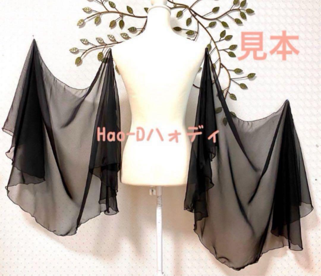 新品★フロート★ウィング★赤白グラデーション★社交ダンス