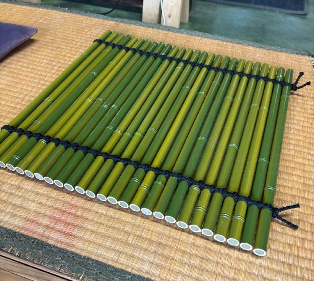 人工竹スノコ（青竹グラデーション）