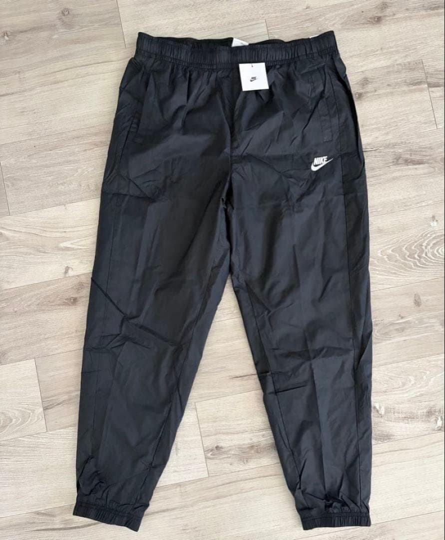 【新品】NIKE ウーブン トラックスーツ セットアップ L ブラック