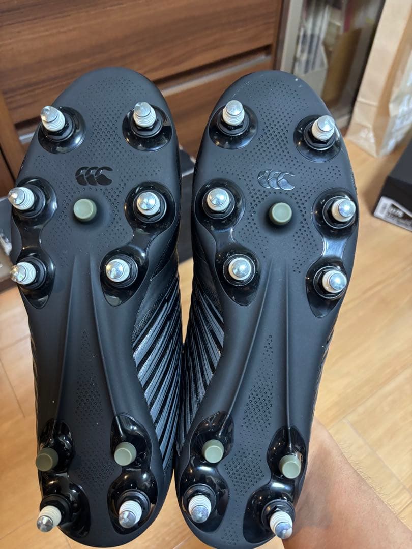 Canterbury ラグビーシューズ ブラック 日本未発売！