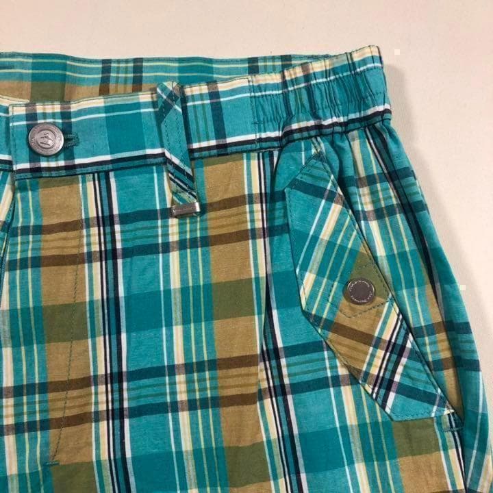 マンシングウェア ゴルフ ショートリネン混 ハーフパンツ グリーン サイズ2