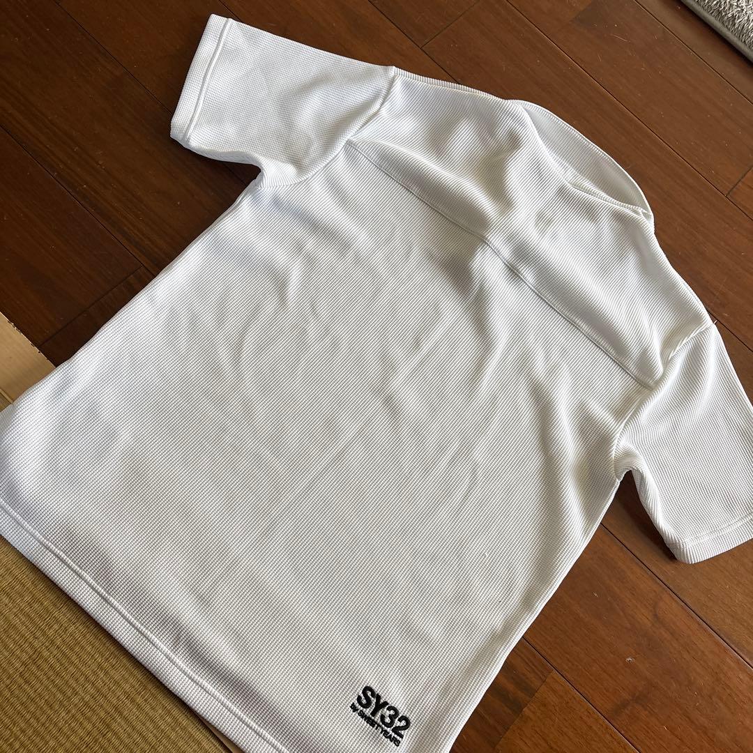 美品　SY32 ホワイト ポロシャツ M