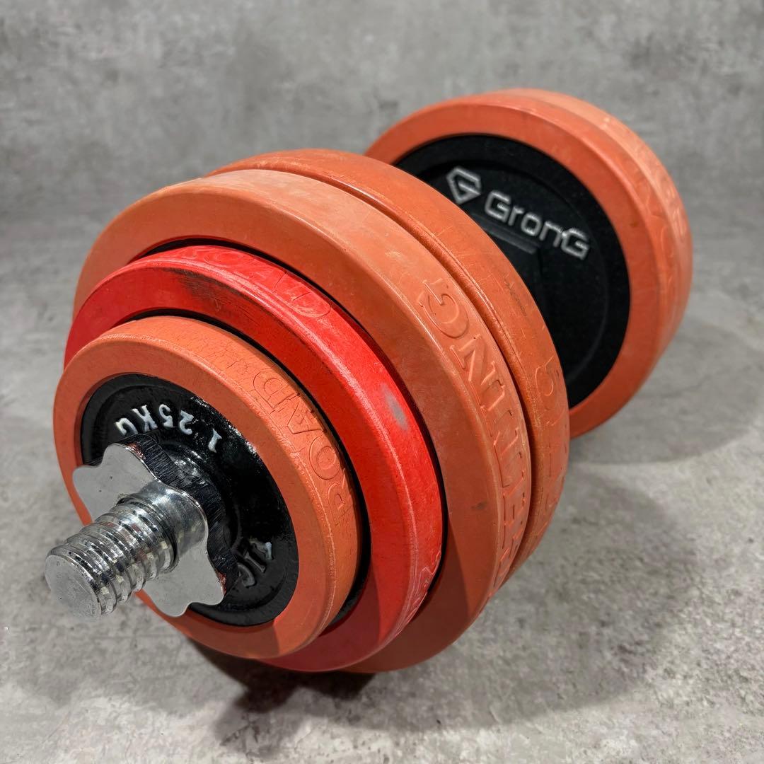 良品 ② FIGHTING ROAD ダンベル 片側 30kg GronG