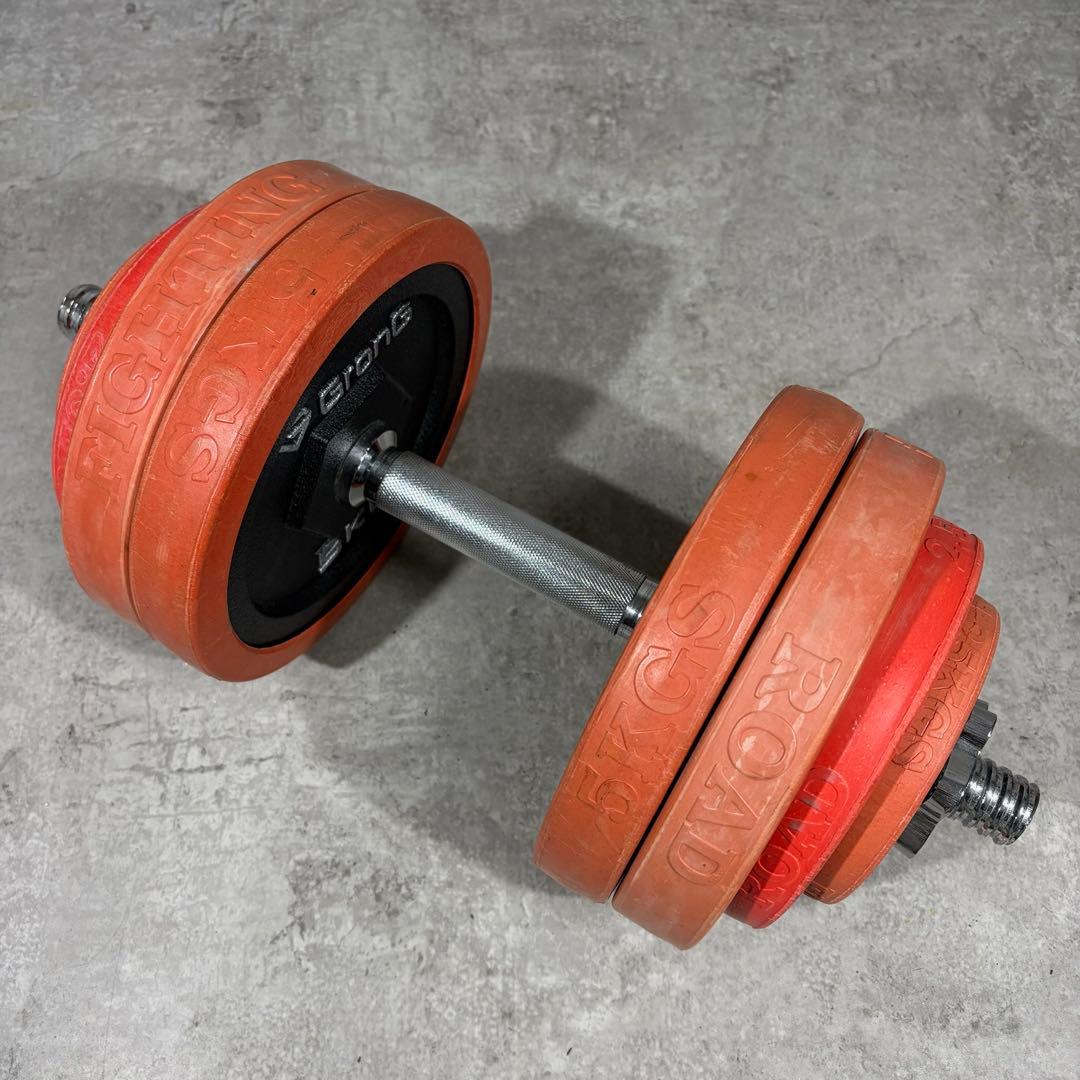 良品 ② FIGHTING ROAD ダンベル 片側 30kg GronG
