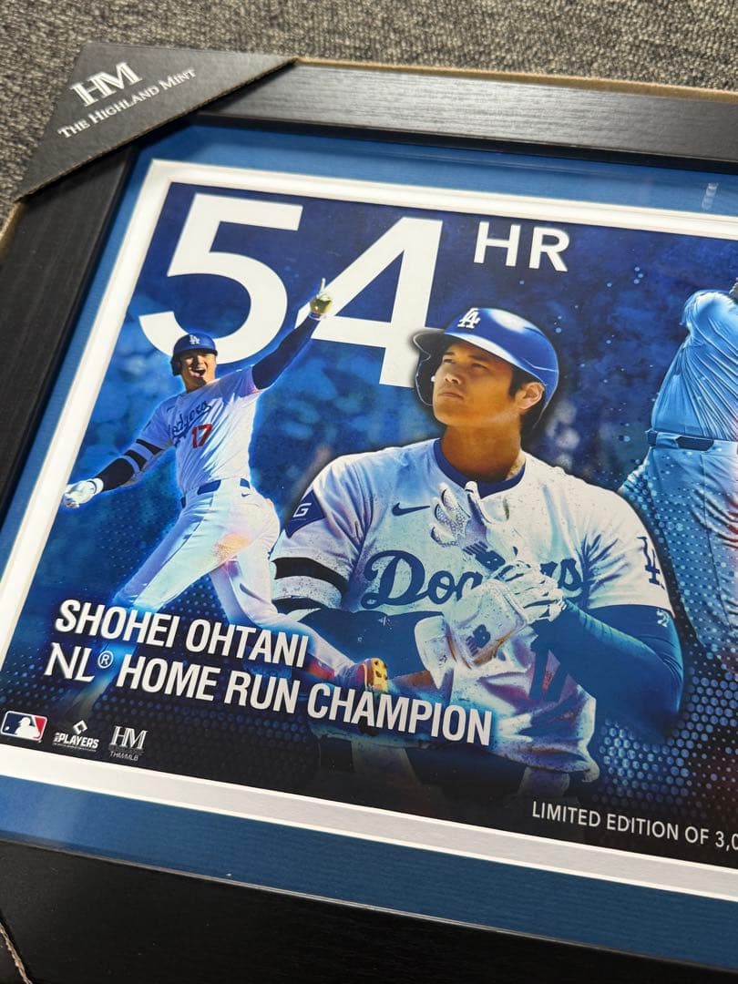 【新品】 大谷翔平 54HR ホームラン王 限定 3000個 記念 フレーム