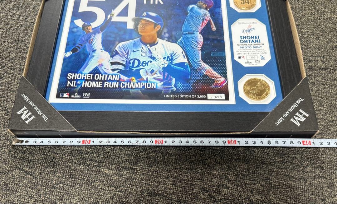 【新品】 大谷翔平 54HR ホームラン王 限定 3000個 記念 フレーム