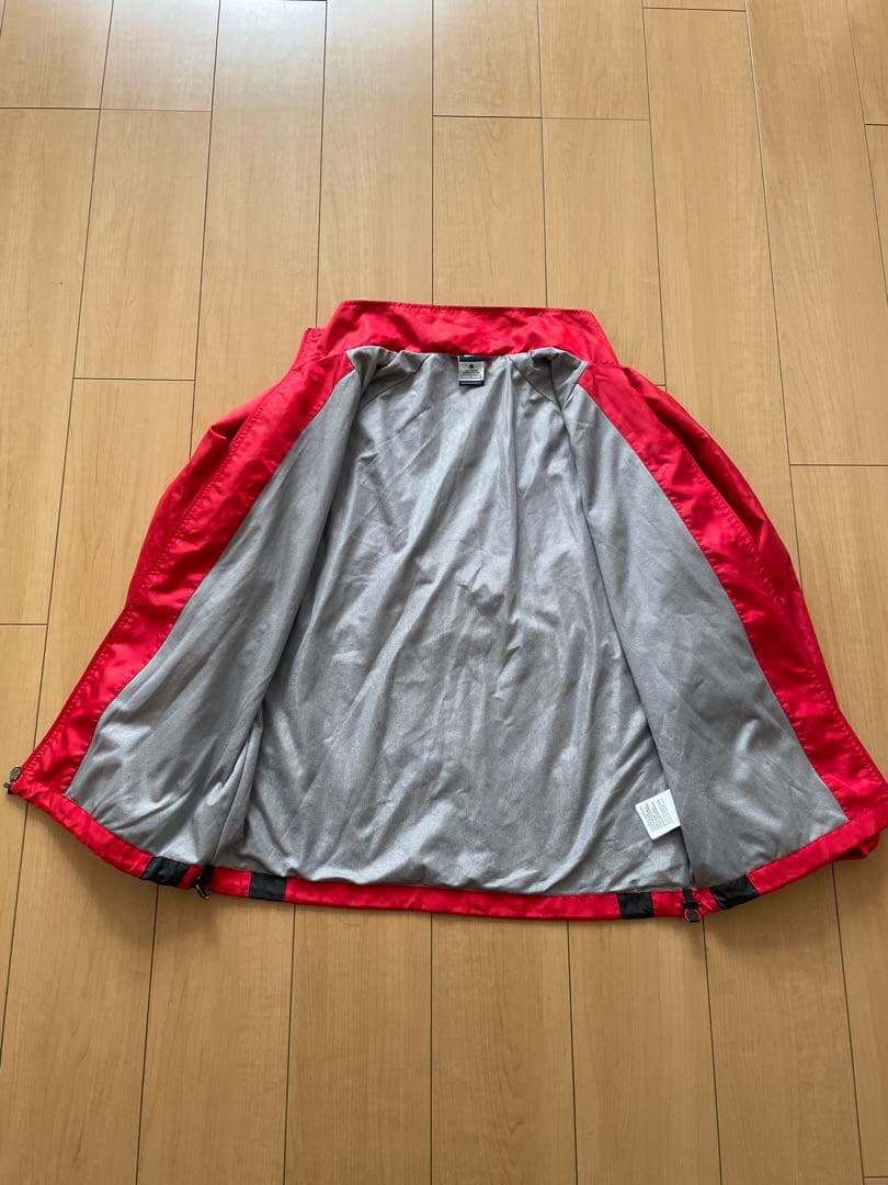 ナイキ NIKE ウインドブレーカー上下 赤黒 メンズ Lサイズ