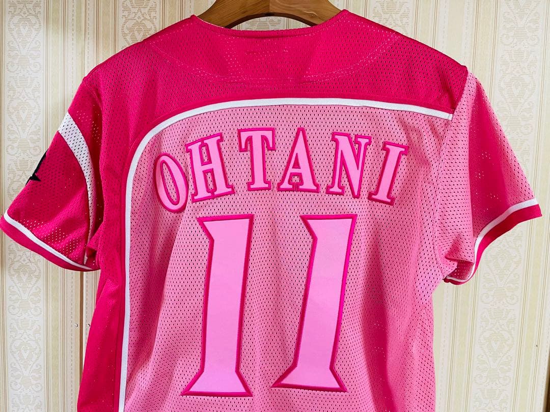 大谷翔平/肩幅41cm/レディースS〜M相当/ピンクユニフォーム/日本ハム/#2