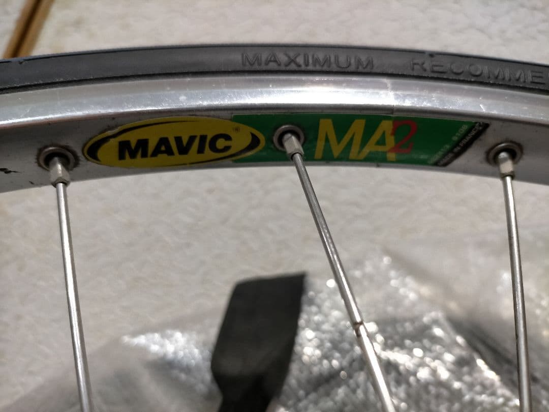フロントのみ ピストホイール Suzue promax mavic ma2