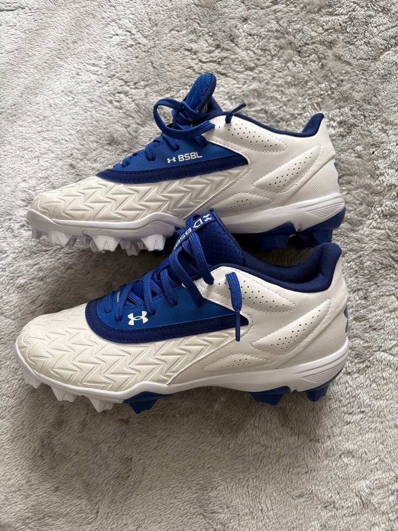 Under Armour D BSSL スパイクシューズ ネイビー/ホワイト