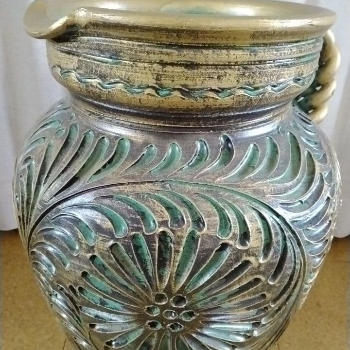 アンティーク傘立て　傘立て　陶器　置物　オブジェ