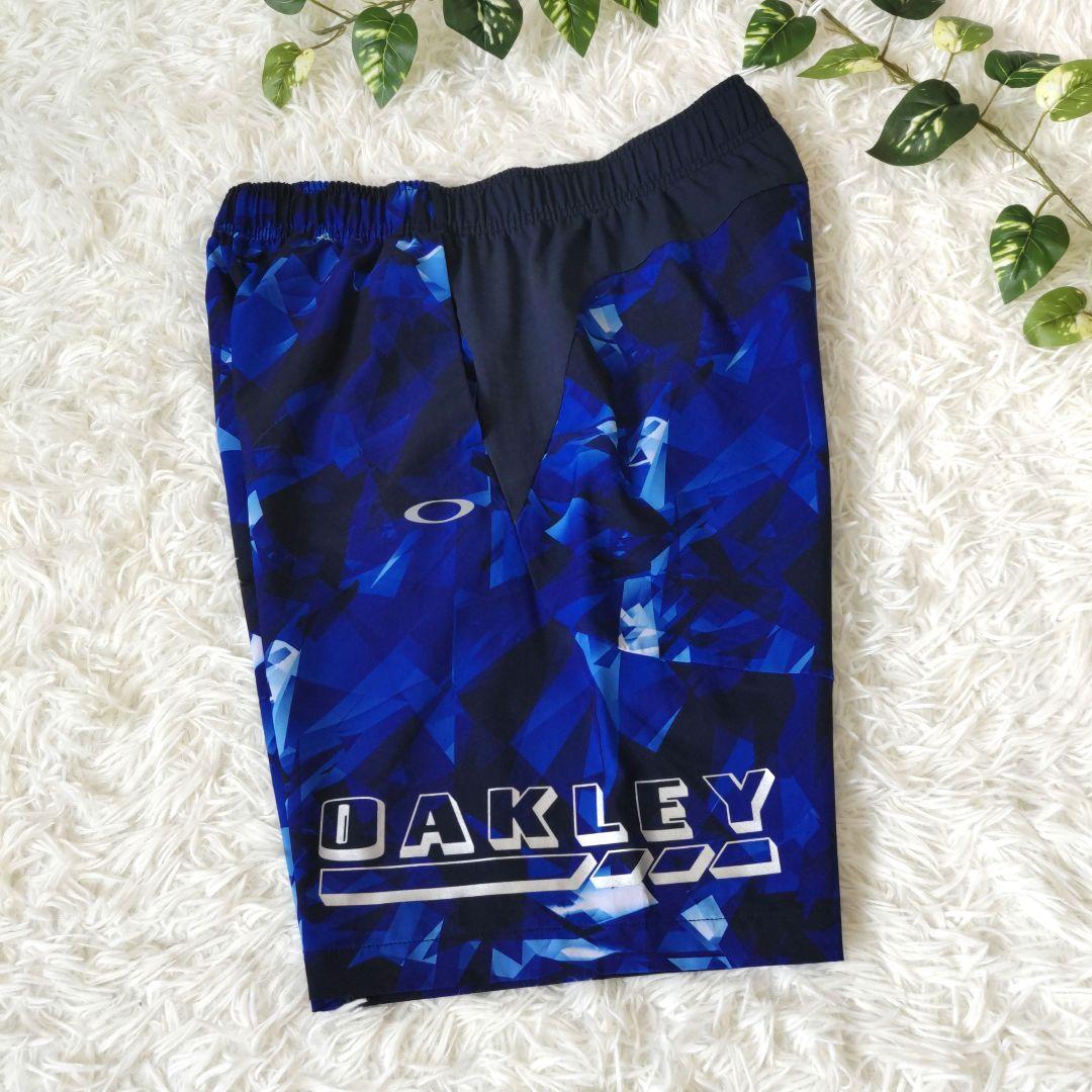 【ほぼ未使用】OAKLEY　STRIKE WIND　セットアップ　L　ブルー