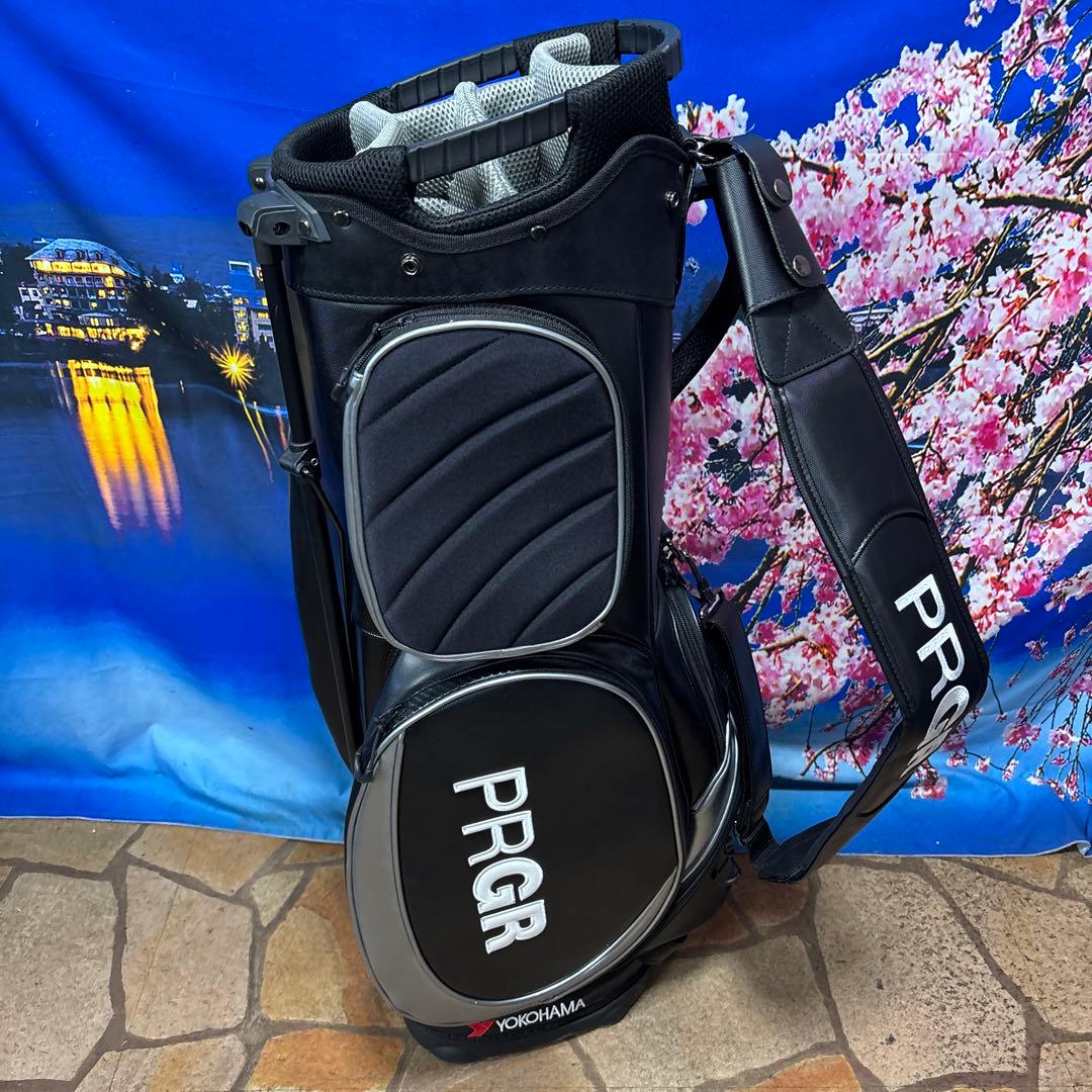 寶BX-1202 PRGR プロギア スタンド式 キャディバッグ ブラック