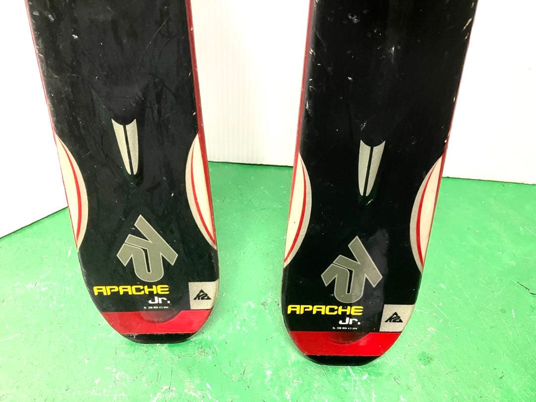 ◆K2 apache◆スキー板 136 ロシニョール ビンディング付き ジュニア
