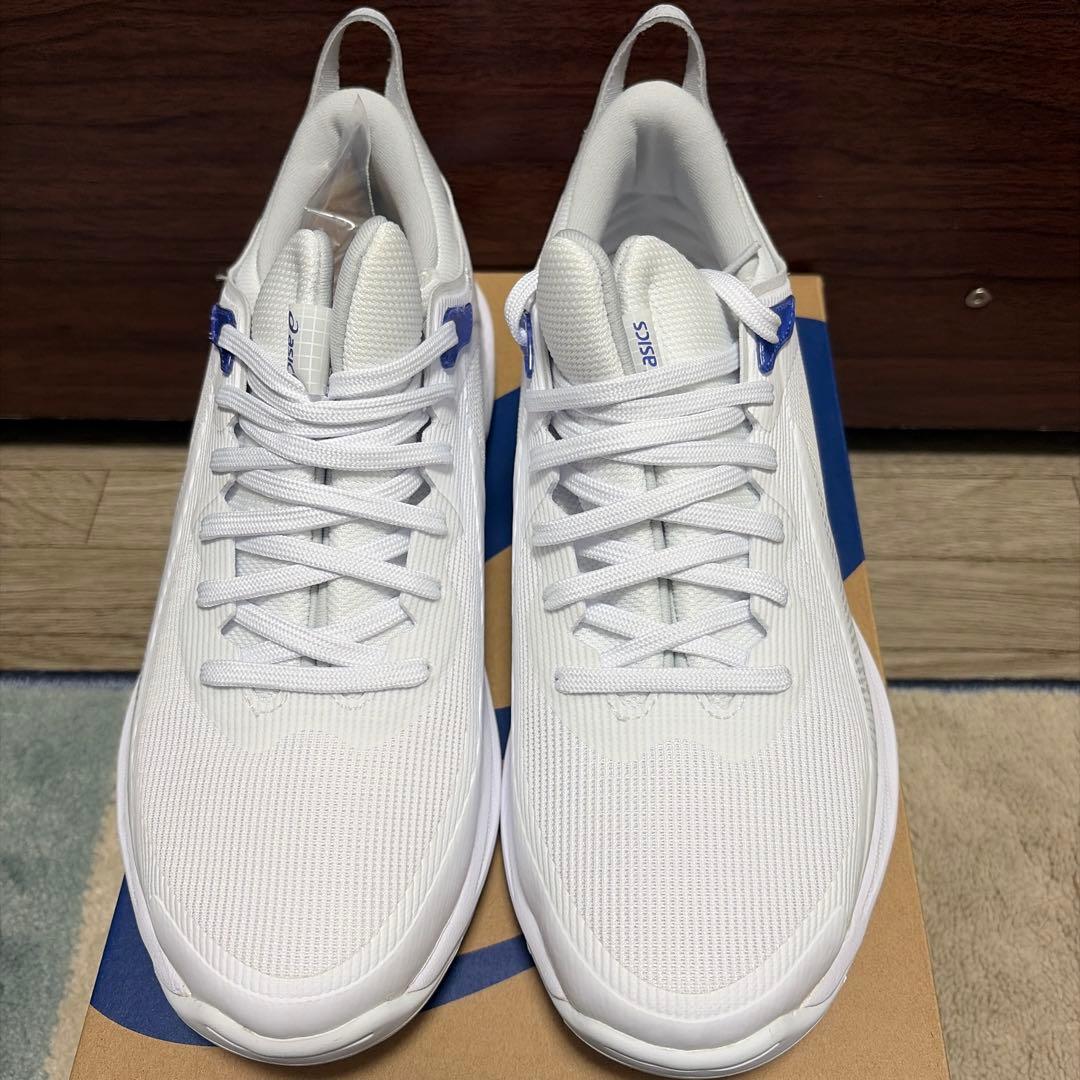 ASICS GLIDE NOVA FF 4バスケットシューズ/ ホワイト/ブルー
