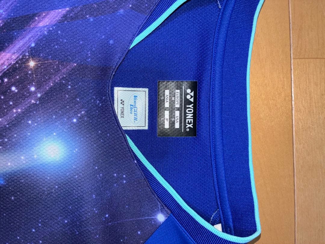 YONEX ユニフォーム 上下セット L アースブルー ソフトテニスバドミントン