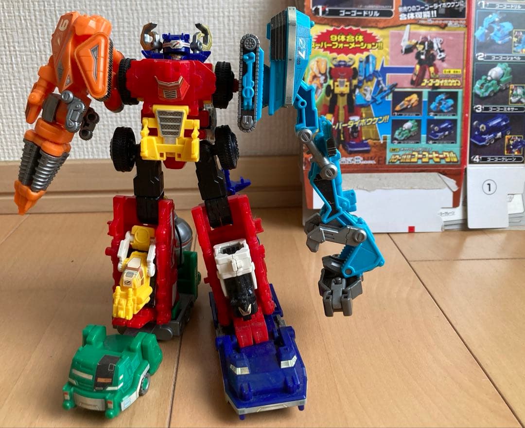 【食玩 説明書・外箱付】BANDAI 轟轟戦隊ボウケンジャーミニプラセット
