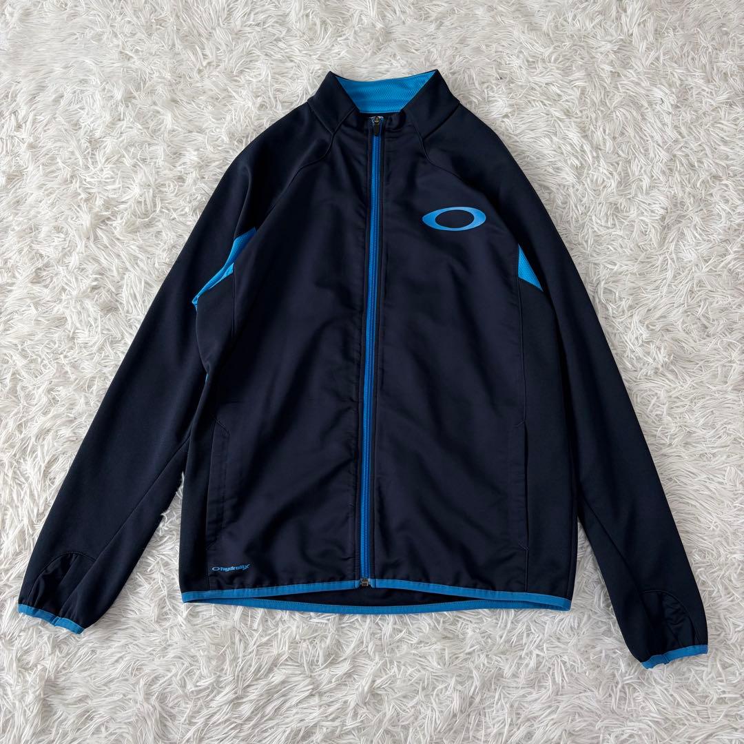 美品　OAKLEY オークリー　ジャージ　上下セット　ネイビー　ブルー