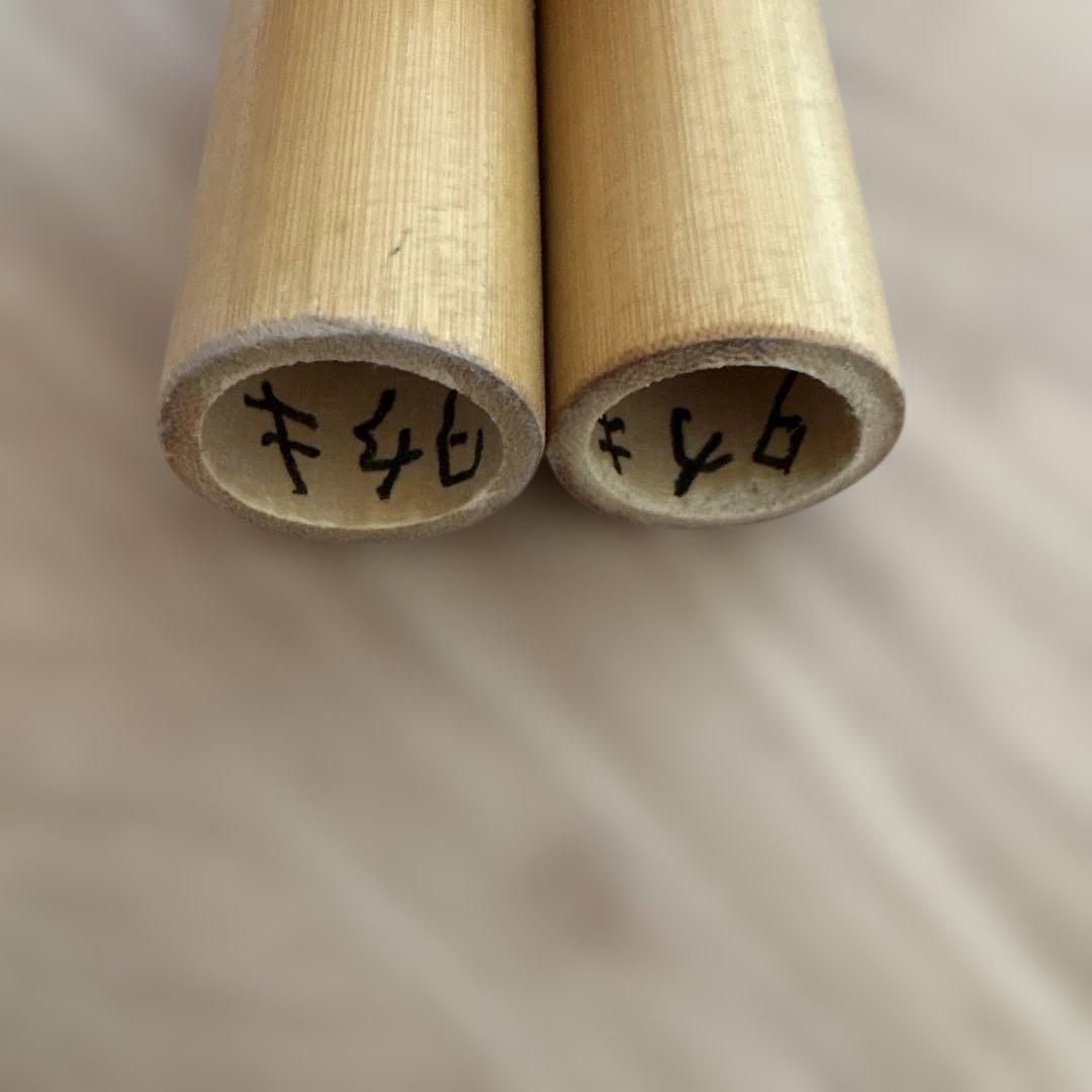 プイリ　竹製フラダンス用道具 2本セット 約50.5cm