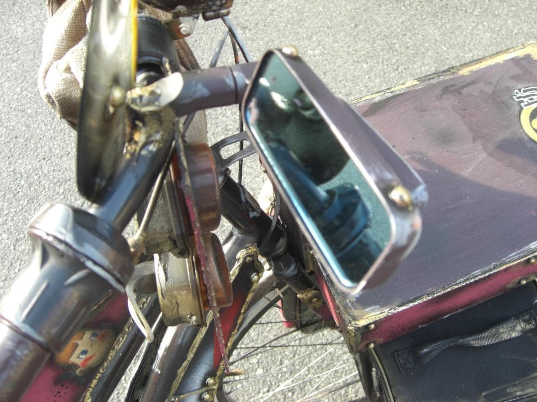 改造自転車 26インチ ディスプレイ イベントに 乗れます 動きます 改チャリ