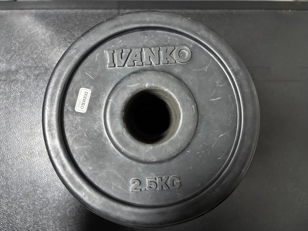IVANKO(イヴァンコ) オリンピックラバーEZプレート135kgセット