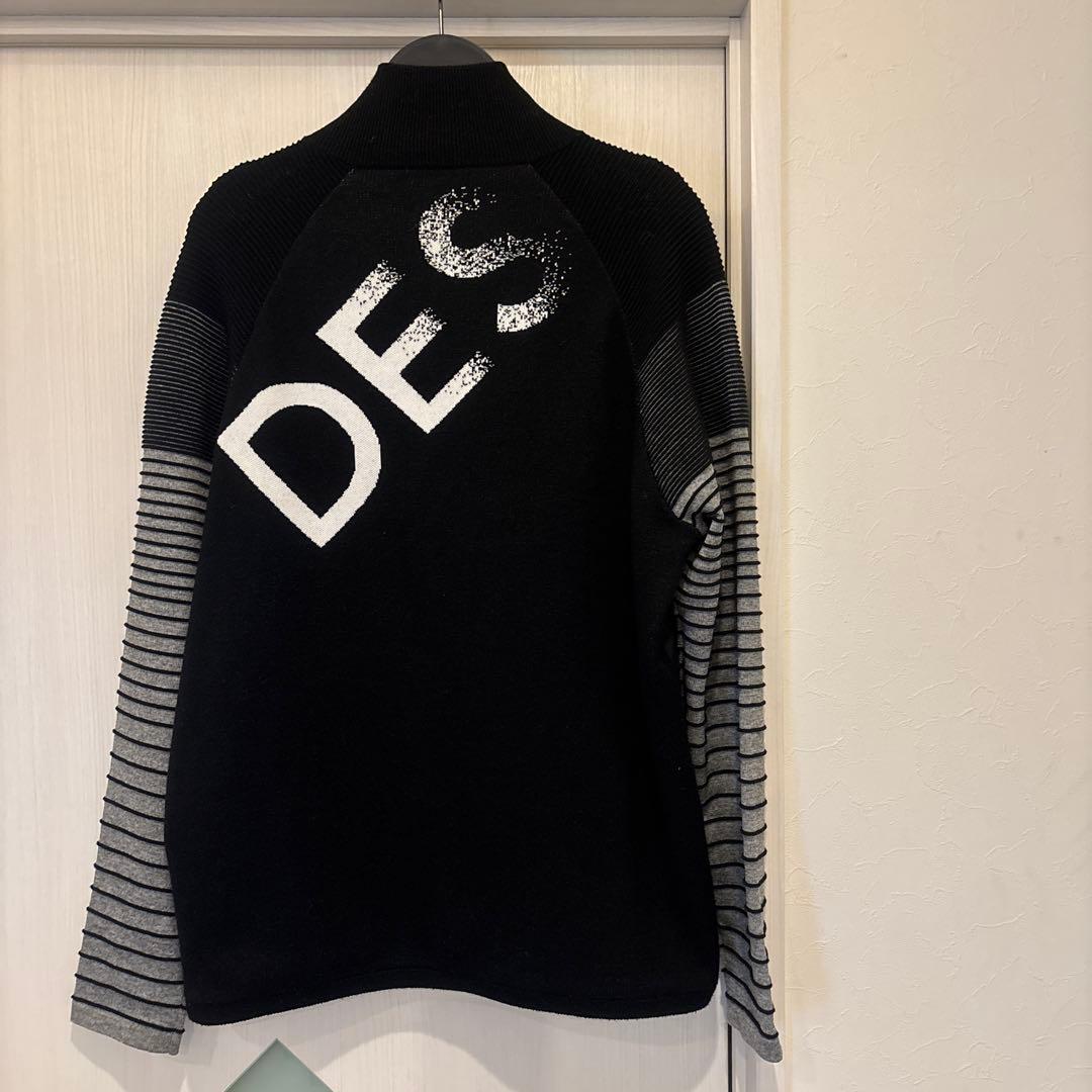 DESCENTE GOLF メンズジャケット Oサイズブラック/グレー