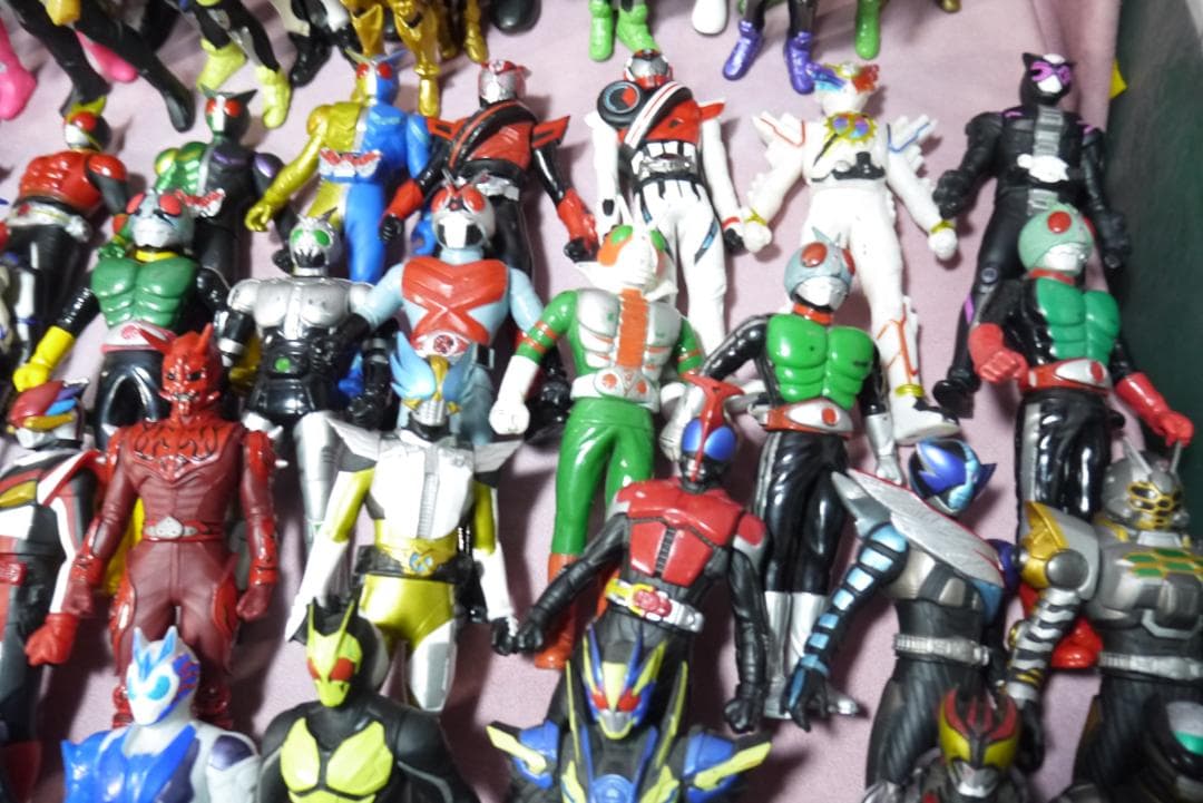 ライダーヒーローシリーズ　ビッグソフビフィギュア　仮面ライダー　ソフビ108体