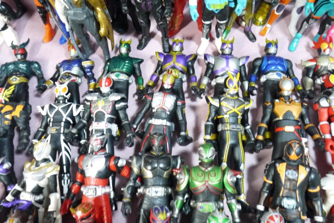 ライダーヒーローシリーズ　ビッグソフビフィギュア　仮面ライダー　ソフビ108体