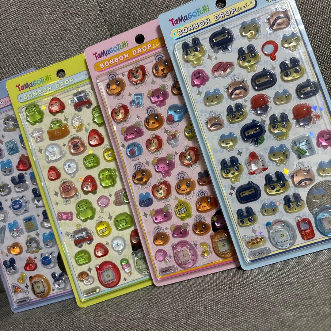 【国内正規品】たまごっち ボンボンドロップシール 4点コンプリートセットボンドロ