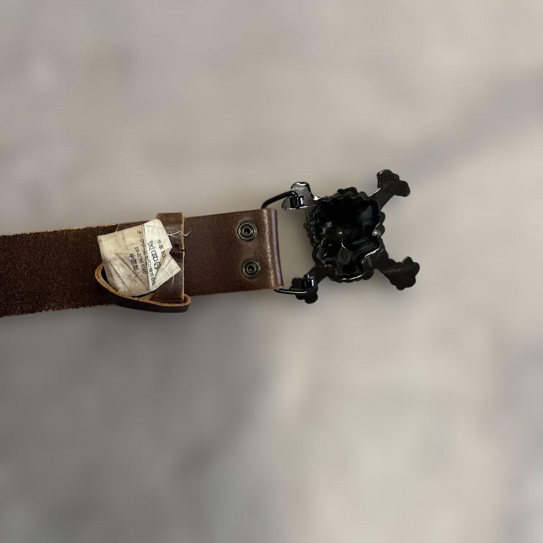 OAKLEY オークリースカルバックル レザー ベルト