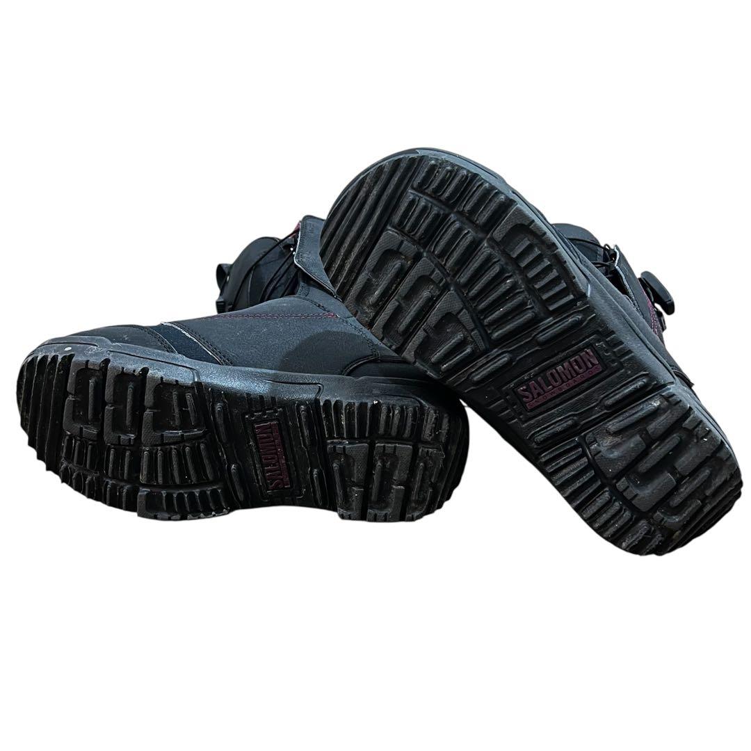 SALOMON（サロモン）スノーボードブーツ 24cm ブラック スノボー